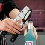 Magnetic Can Opener: Smooth Edge, Easy Grip and Safe - Black - Image 2