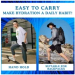 BPA Free Leakproof  1L Water Bottle - for Gym, Hiking and Work - Image 4