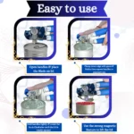 Smooth Edge Can Opener - Safe, Arthritis-Friendly - Blue - Image 10