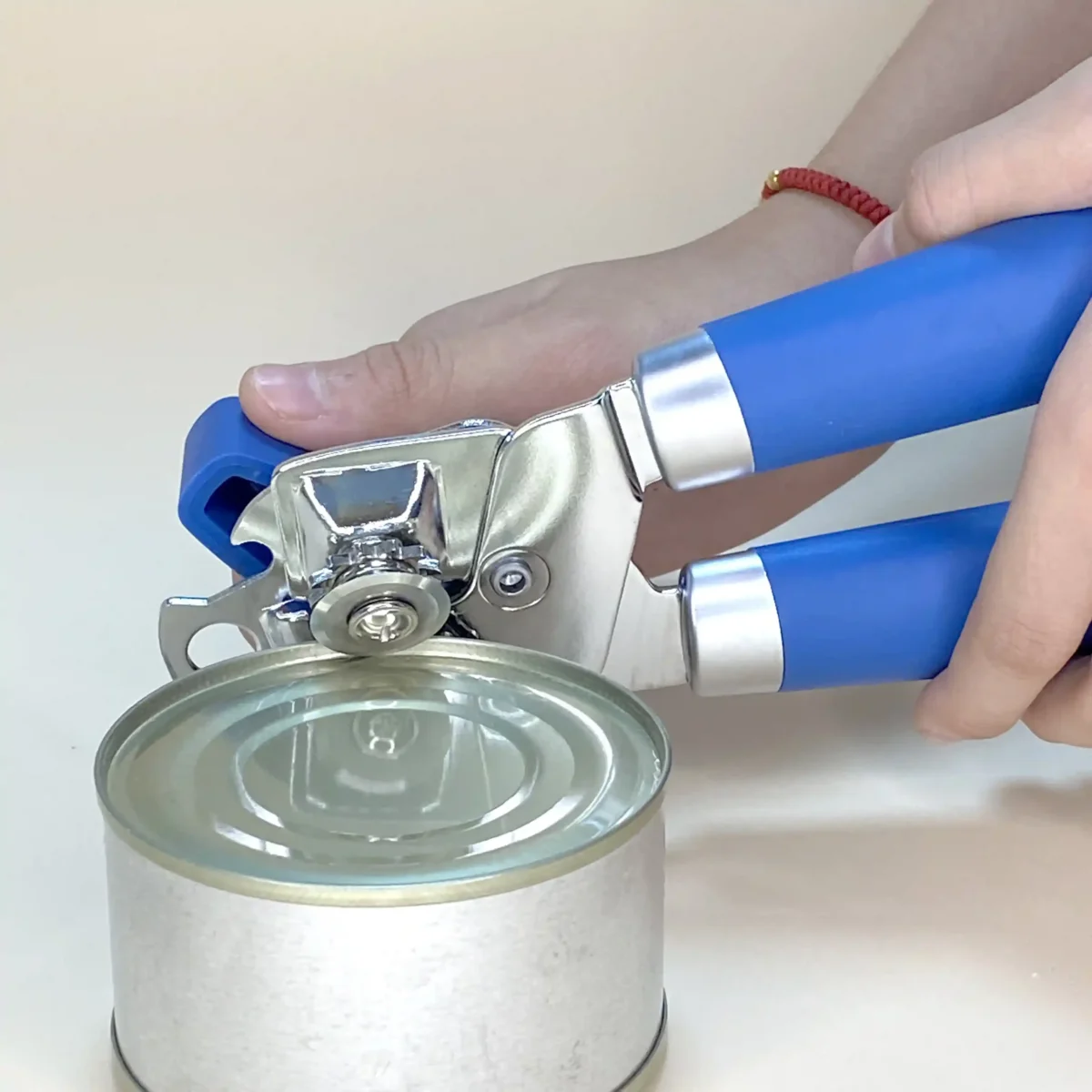 Smooth Edge Can Opener - Safe, Arthritis-Friendly - Blue - Image 2