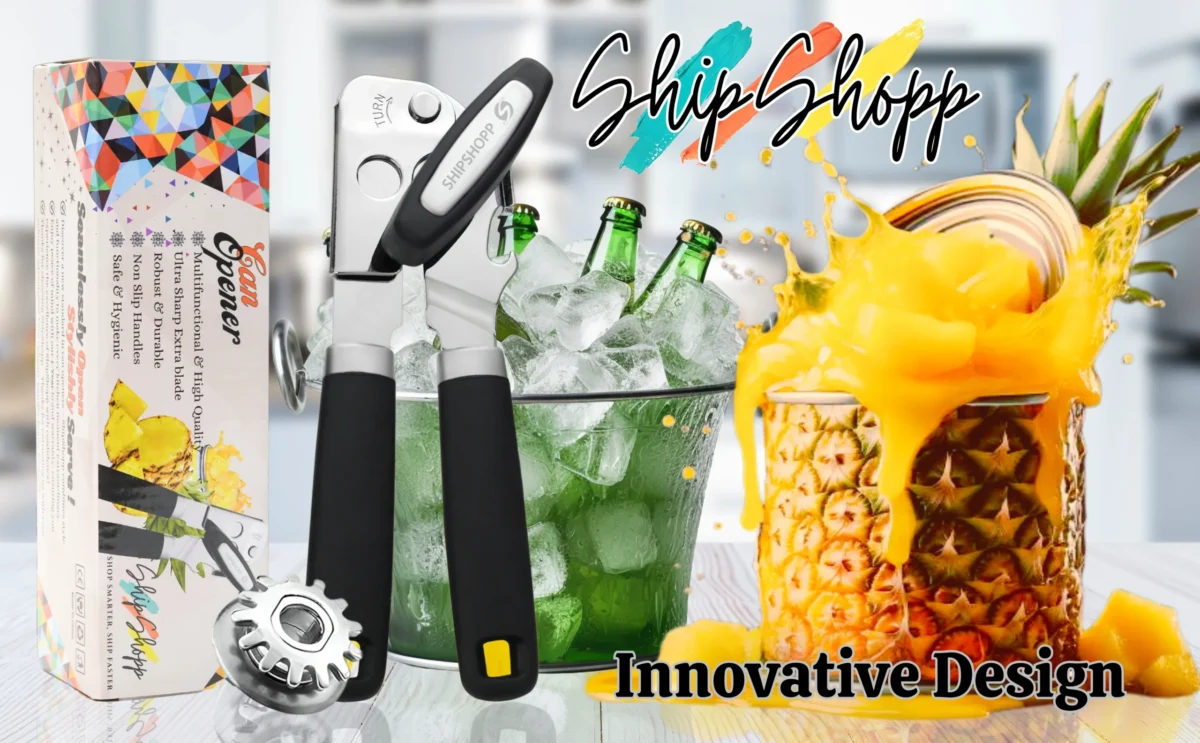Magnetic Can Opener: Smooth Edge, Easy Grip and Safe - Black - Image 15