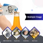 Smooth Edge Can Opener - Safe, Arthritis-Friendly - Blue - Image 4