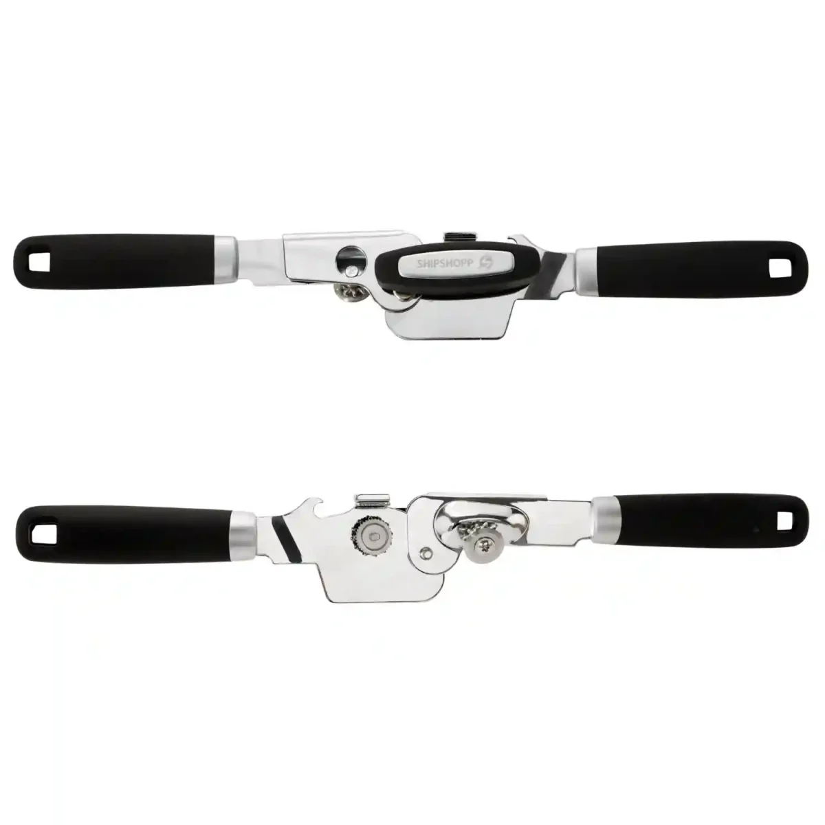 Magnetic Can Opener: Smooth Edge, Easy Grip and Safe - Black - Image 4