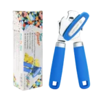 Smooth Edge Can Opener - Safe, Arthritis-Friendly - Blue