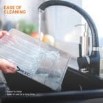 UPRIC Clear Expandable Drawer Organizer - 9 Compartment - Image 9